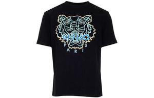Футболка мужская Kenzo, черный / синий / золотой