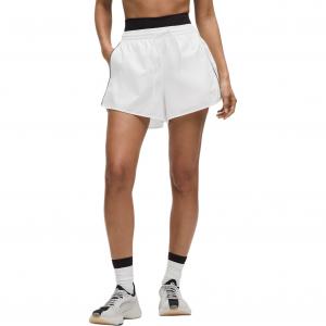 Женские спортивные шорты 3' Lululemon, белый/синий