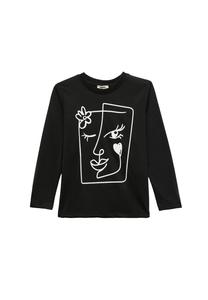 Топ Koton Long sleeved top, Black