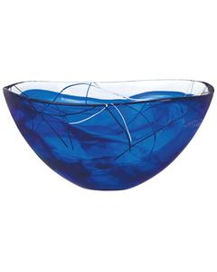 Kosta Boda Большая Контрастная Чаша Kosta Boda, синий
