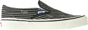 Кеды Vans Classic Slip-On 98 DX Anaheim Factory - Stripes, черный