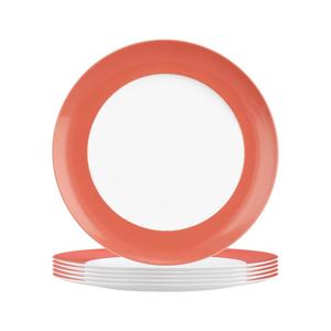 Тарелка для завтрака Тарелка для завтрака Liberty Pure Colors ø 22,5 см, набор из 6 штук Seltmann Weiden, Flamingo Red