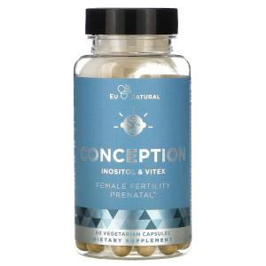 Eu Natural CONCEPTION Пренатальная фертильность у женщин, 60 вегетарианских капсул