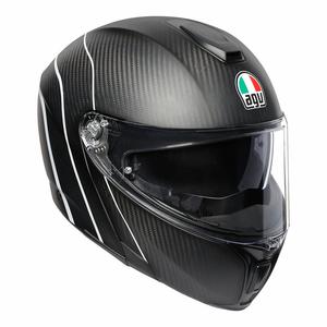 Шлем AGV Sportmodular Multi Refractive, Carbon/Silver