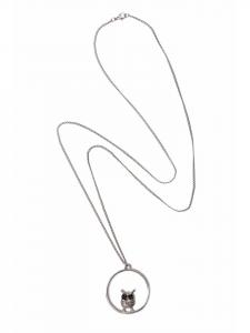 Collezione alessandro Длинное серебряное колье "Ничи"