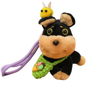 Bee Dog, Bear Xiu Di Color Ribbon Collection кукла плюшевый брелок высота 13см Small bubble, зеленый