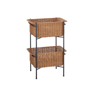 Стеллаж Muji Idee Wallaby Basket Stand, черный