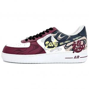 Nike Кроссовки Air Force 1 Skateboard для мужчин, низкие, красные