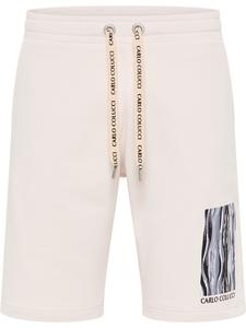 Тканевые шорты Carlo Colucci Sweat De Pasquale, белый