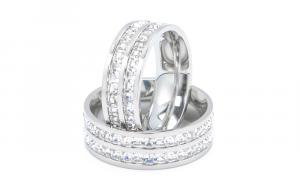 Титановое стальное кольцо Unisex Cooraree