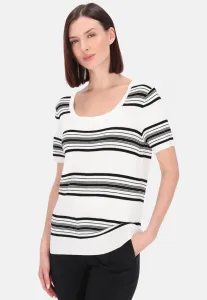 Футболка с принтом Usha, Offwhite/Black