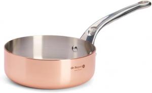 Сковорода De Buyer 6430.16, медная, серебристая, 35 x 17,5 x 10,9 см