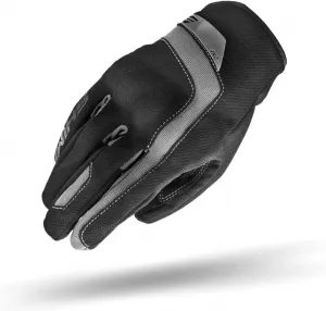 Мужские мотоциклетные перчатки SHIMA ONE MEN - вентилируемые летние перчатки из сетчатого материала с защитой лодыжки и пальцев, усиленной ладонью (черные, XXL), Black