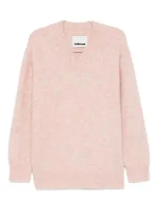 Свитер с V-образным вырезом Bellerose, розовый