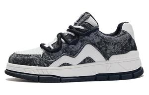 Кеды, обувь для скейтборда унисекс с низким верхом Fairwhale, белый/черный