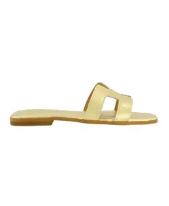Металлические тапочки Joy для женщин Gibaldi, желтый