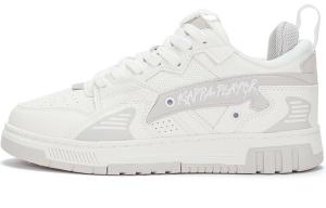 Кроссовки Kappa Skateboarding Shoes Unisex Low-top Korean White / Wind Chime Gray, белый