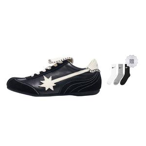 Прочные, дышащие, легкие, низкие, повседневные туфли унисекс, черные Starwalk Soldier, Black