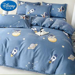 Disney Постельное белье, 3 предмета, простыня, 150x200 см, хлопок, цвет j xingkong daren