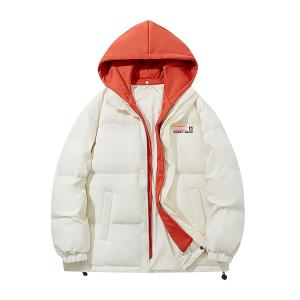 Куртка Bobby Abley Down Unisex, экрю/красный капюшон