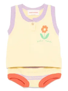 Трикотажный комплект из топа и брюк BOBO CHOSES, желтый