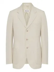 Куртка с карманами MAISON MARGIELA, бежевый