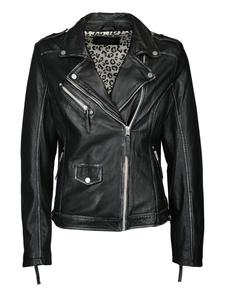 Кожаная куртка JCC 51300, черный