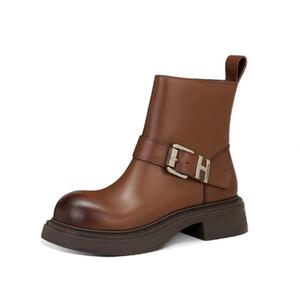 JESSICA SOPHIA Женские ботильоны светло-коричневые (с флисовой подкладкой), цвет Light Coffee (Fleece-Lined)