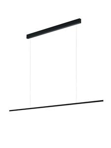 Светодиодная подвесная лампа Helestra, 151x3x200 см, черный