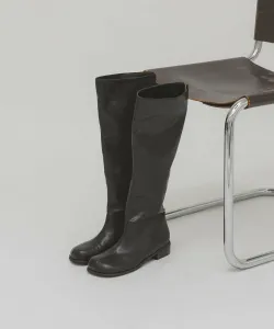 Длинные сапоги с широким носком Kbf, цвет Black