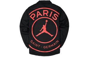 PSG LOGO Coach Jacket ×Paris Saint Germain Куртки мужские Jordan, черный
