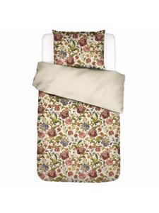 Постельное белье из сатина Roselina цвета ванили Essenza, 135x200 см (80x80 см)