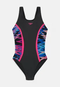 Купальник hyperboom splice muscleback цельный Speedo, Anthracite/Margarita Pink