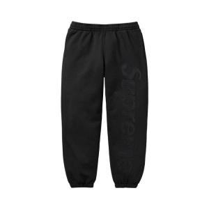 Спортивные брюки Supreme Satin Appliqué Sweatpant, Black
