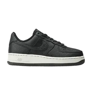 Кроссовки Nike Wmns Air Force 1 '07 Premium Essential 'Black', черный