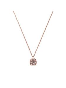 Amor Колье с подвеской, серебро 925 пробы, покрытие из розового золота