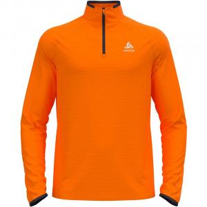 Средний слой 1/2 молния миллениум эл Odlo, цвет oriole melange