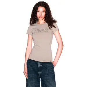 Футболка с коротким рукавом Armani Exchange XW001349_AF17173, бежевый