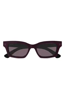 Солнцезащитные очки в прямоугольной оправе Gucci Eyewear, черный