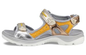 Пляжные сандалии женские желтые Ecco