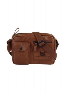 Сумка через плечо CROSS BODY, натуральная кожа SPIKES & SPARROW, цвет Cognac