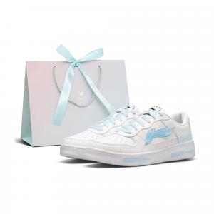 Понтонные лодки устойчивые к истиранию дышащие низкие скейтерские кроссовки men's LINING, белый