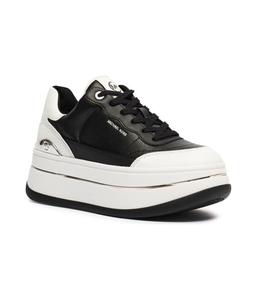 Кроссовки женские Michael Kors кожаные на платформе, черный