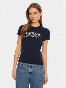Облегающая футболка Essential DW0DW19447 Tommy Jeans, синий