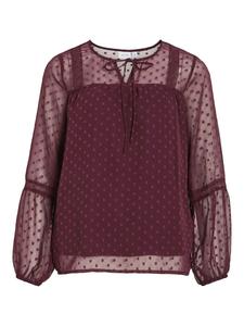 Блуза VILA VIEdee, Wine red