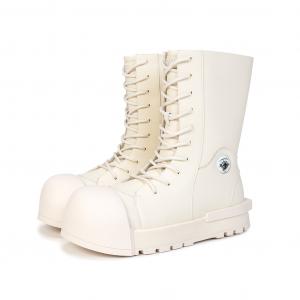 FREE WORLD ORDER Ботильоны унисекс цвета слоновой кости