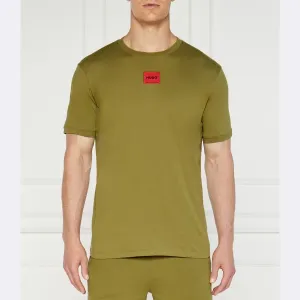 Футболка стандартного кроя Hugo, хаки