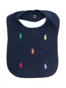 Нагрудник с логотипом Polo Pony POLO RALPH LAUREN KIDS, синий