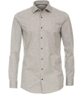 Деловая рубашка VENTI "Деловая рубашка VENTI однотонная", серый
