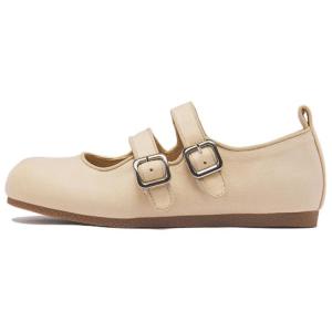 AGSDON Женские туфли Мэри Джейн 2 см желтые, цвет Yellow